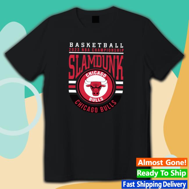 2023 Championship Slamdunk Chicago Bulls Basketball Logo shirt, hoodie, tank top, sweater and long sleeve t-shirt